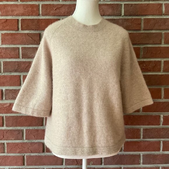 & Other Stories Alpaca Blend Knitted Beige Sweater Crew Neck Top Size M NEW - Picture 15 of 16